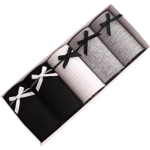 5PCS/LOT Panties Women Cotton Underwear Women Cute Sexy Lingeries Breathable Briefs for Female Pants Grils Calcinha Underpant