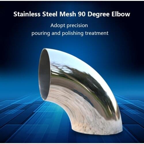 Car Exhaust 63mm/2.5 Inch Pipe 304 stainless steel Elbow 90° Pipe Tube Bend Mandrel Stainless Steel Thickness