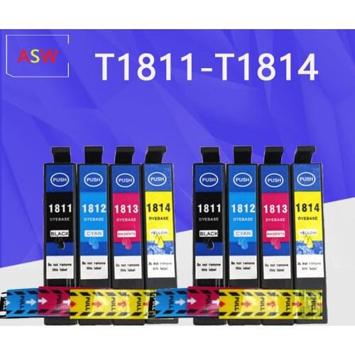 Replacement for T1811 T1812 T1813 T1814 FOR EPSON XP-215 XP-312 XP-412 XP-415 XP-202 XP-102 XP-302 XP-405 XP-205 ink cartridges