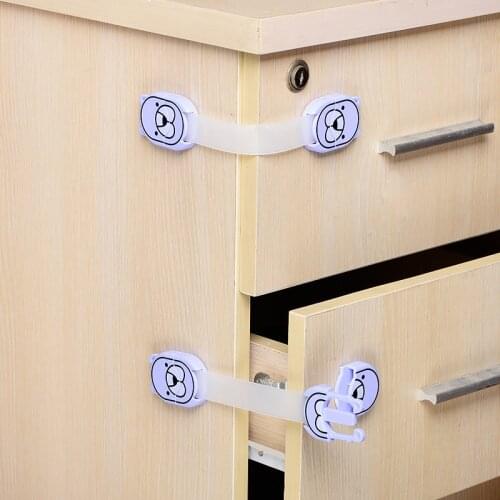 Baby safety lock buckle childrens creative cartoon multifunctional water dispenser refrigerator door drawer safety lock