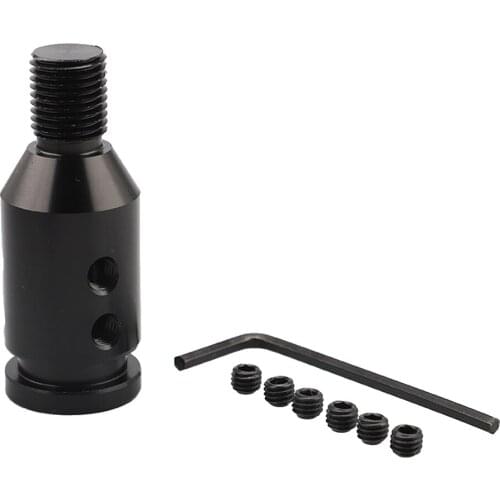 Shift Knob Boot Retainer Adapter For Manual Gear Shifter M12x1.25,Aluminum Alloy