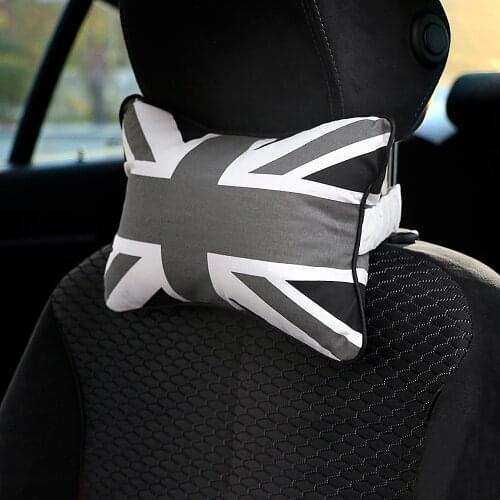 Car Neck Pillow Headrest Pillow Care For Mini Cooper Clubman Countryman R50 R53 R55 R56 R60 R61 F54 F55 F56 F60 Car Accessories