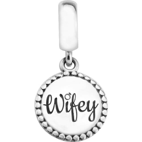 Beads Silver 925 Sterling Jewelry Wife Dangle Charm DIY Making for Women Gift fit Charms Bracelets free shipping 02658