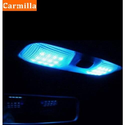 Carmilla Car Styling LED Reading Lamp Roof Led Lamp Car Interior Light Case for Ford Focus 2 MK2 Fiesta Ecosport 2005-2014