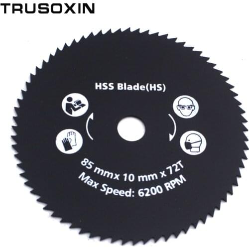 5pcs Metal HSS Circular Saw Blade High Speed Steel Woodworking Cutting Discs For Rotary Tool Durable Quality