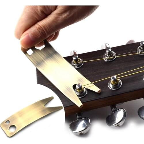 Bass Repair Wrench Smooth Surface Guitar Accessories Metal Multi-tool Spanner Wrench for Music Lover