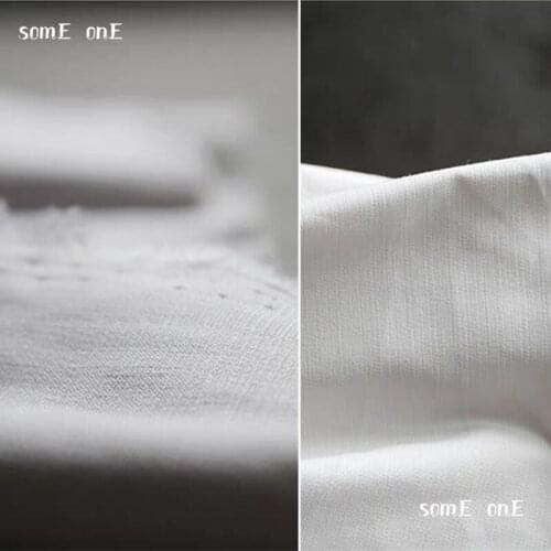 50x150cm Gray white Cotton Fabric Patchwork DIY Sew Shirt Trousers Coat Puppet doll clothing Novice Designer Fabric