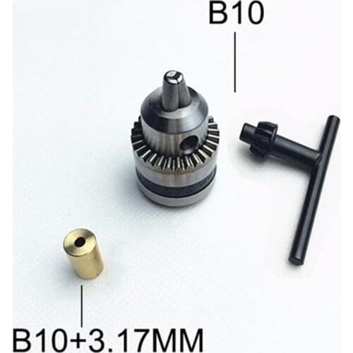 Mini Electric Drill Chuck 0.6-6mm With 3.17mm Copper Shaft Mount B10 Inner Hole