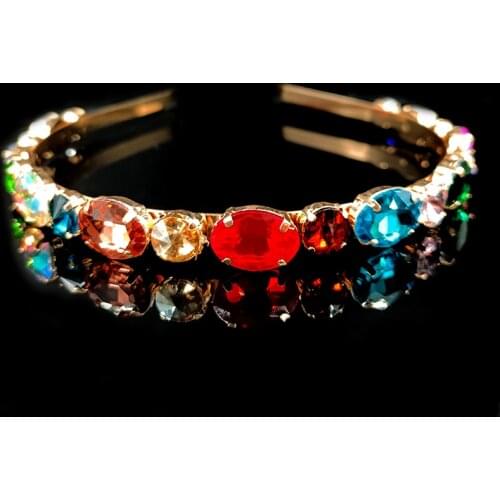 Fashion Bridal Tiaras Wedding Crown Crystal Hair Jewelry Hairbands For Woman Girls Rhinestones Party Crowns Hair Accessories