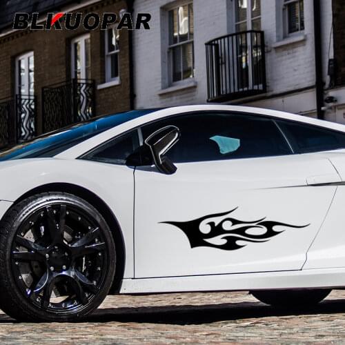 BLKUOPAR for Tribal Flame Car Stickers Waterproof Simple Decals Scratch-Proof Surfboard Windows Laptop Decor Car Door Protector