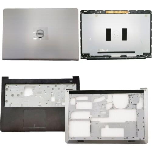 New Laptop LCD Back Cover/Palmrest/Bottom Case For DELL Inspiron 15 5545 5547 5548 P39F Touch Version 0HR6TX Silvery