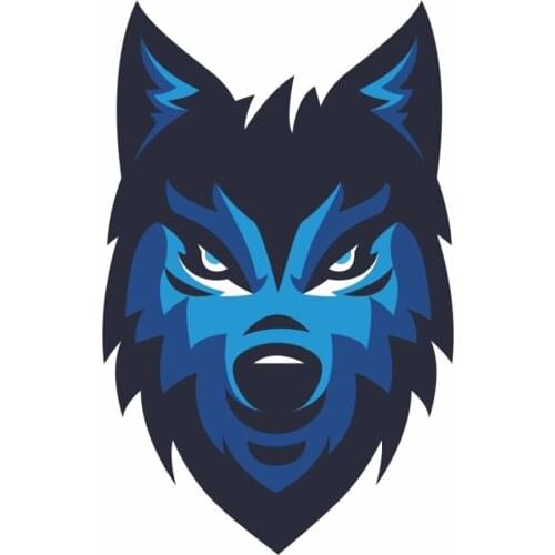 Blue Wolf Sticker Plane Extreme