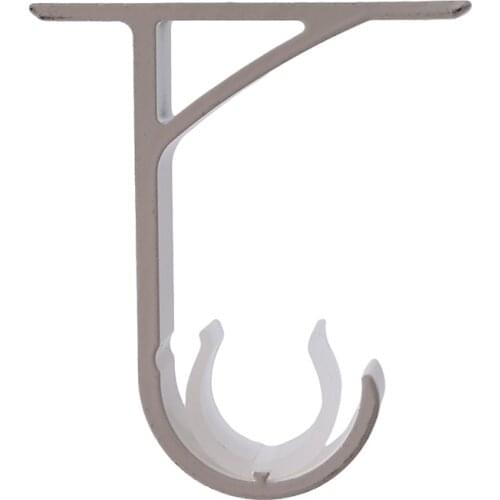 Aluminium Alloy Rod Pole Drapery Bracket Fit Drape Rods Curtain Fixed Holder Modern Window Home Decor