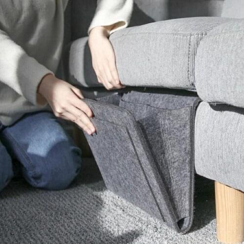 Bed Storage Bag Pocket Felt Bedside Hanging Table Sofa Bedroom Organizer Holder Hanging table sofa bedroom organizer holder