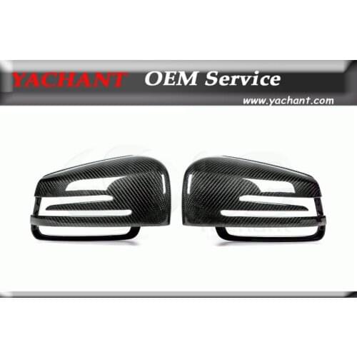 Carbon Mirror Cover For 13-16 W176 /13-16 C117 CLA /15-16 X156 GLA /10-14 W204 C Class / 10-16 W212 C207 E/ 10-13 W221 S & AMG