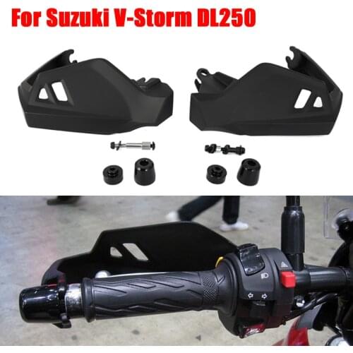 For Suzuki V-Storm DL250 Handle Bar Protection Cover Handguard Brake Clutch Windscreen Windshield Black High Quality