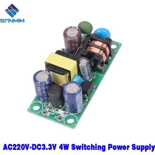 1PCS SANMIN AC220V to DC3.3V 1.2A 4W Power supply Isolated switching power supply module 220V to 3.3V bare board PLG06A3.3V