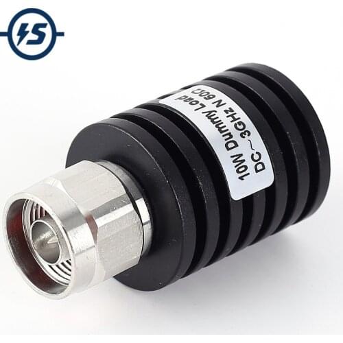 10W 3GHz Type-N Male Dummy Load 50ohm RF Coaxial Terminal DC-3.0GHz 10Watt SWR 1.2 N Fixed Connectors