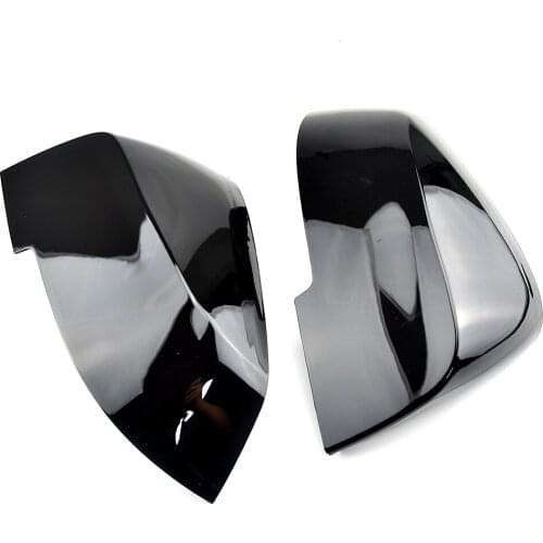 2 pieces Rearview Mirror Cover Cap Carbon Black for BMW Series 1 2 3 4 X M 220i 328i 420i F20 F21 F22 F23 F30 F32 F33 F36 X1