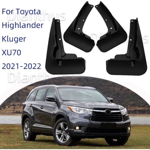 For Toyota Highlander Kluger XU70 2021 2022 Car Mudguard Anti-splash Front Rear Fender Accessories