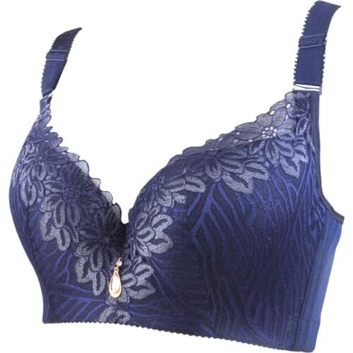 2018 Push UP Bra Sexy Lingeries Women bras plus size Large yards 50EF 115EF gather adjustment womens underwear C D E cup 46 48E