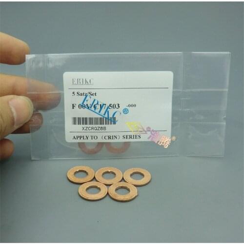 ERIKC Adjusting Copper Shims F00VC17503 Thickness 1.5mm Diesel Nozzle Gaskets Washer F 00V C17 503 for Bosch Fuel Injector