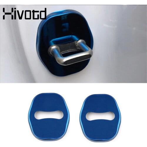 Hivotd For Geely Atlas Emgrand NL-3 Proton X70 Accessories Door Lock Decoration Cover Car Exterior Protection Trim Stickers 2019