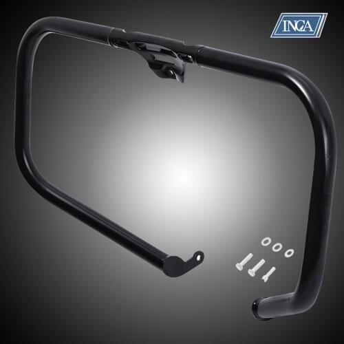 INCA Customization Motorcycle Adaptations Accessory Black Bumpers for softail fat boy breakout slim fat bob streetbob