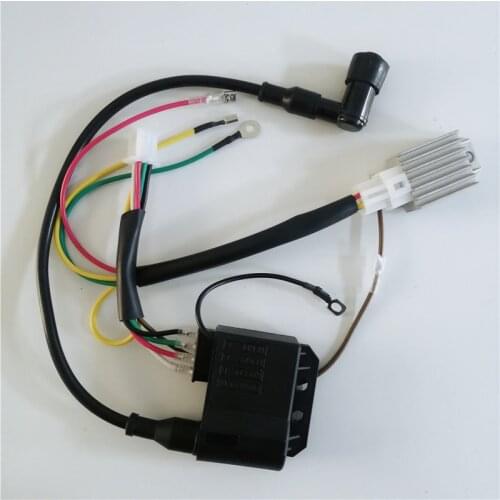 CDI + Voltage Regulator Rectifier + Wiring Harness for 6V 85W Kokusan Kreidler KS 125 KS 175 LKK Ignition Coil
