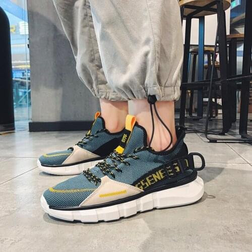 2019 Men Casual Shoes Ins Brand Sneakers for Men Light Outdoor Mesh Man Fashion Sneakers Vulcanized Shoes Zapatillas Mujer N8-55