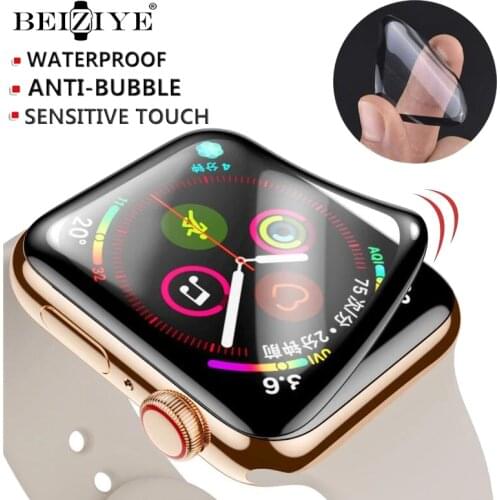 Waterproof Protective Film For Apple Watch 42mm 38mm 40mm 44mm Soft HD Screen Protector Film For iWatch series 6 SE 5 4 3 2 1