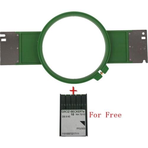 Reasonable price Tajima GREEN Hoops 180mm Round shape Total Length 395mm embroidery machine Tajima Hoops