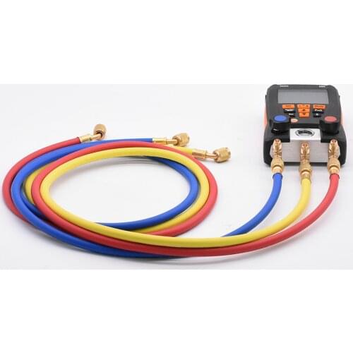 1.5M Refrigeration Charging Hoses for R134a R410a R22 R12 R502 Testo 550 Air Conditioner Tools Accessories Manifold Gauge Tube