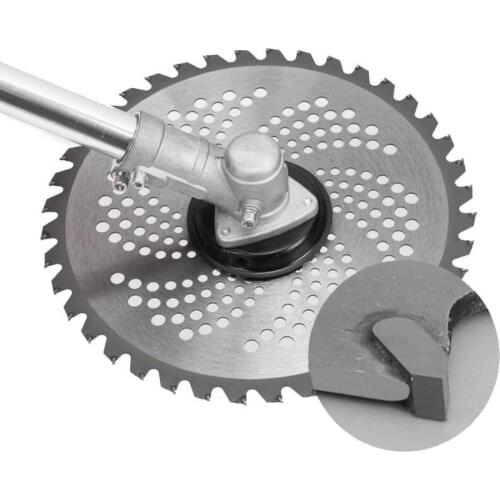 Durable 40/60 Teeth Manganese Steel Alloy Replacement Lawn Mower Blade Circular Grass Cutter Brush Saw Blade Cutting Grass Tree