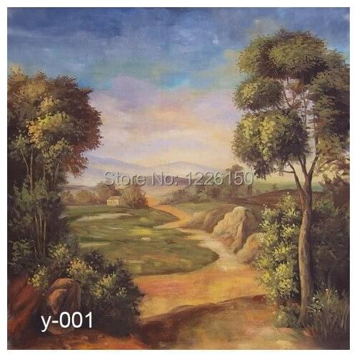 Mysterious scenic Backdrop y-001,10ft x20ft Hand Painted Photography Background,estudio fotografico,backgrounds for photo studio