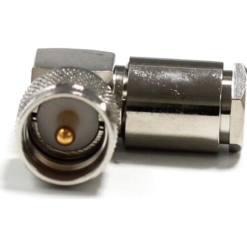 1PC UHF Male right angle RA RF Coax Connector Clamp for RG8 RG213 LMR400 cable Straight NEW wholesale