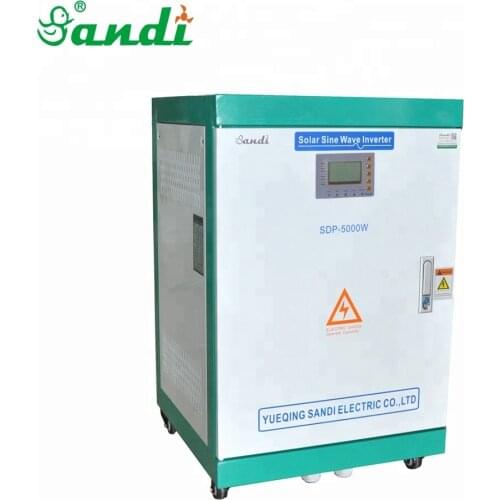 5kw off grid solar inverter 2 phase 120/240VAC output with AC bypass input
