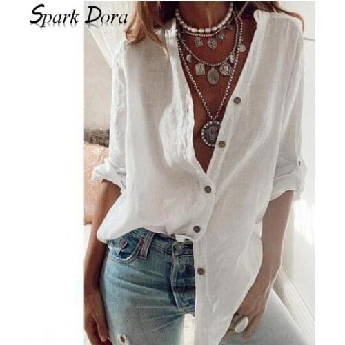 Free Shipping Women Casual Shirts Popular Pure Color Loose Single Breasted Chiffon Solid Color Comfort Female Blouse