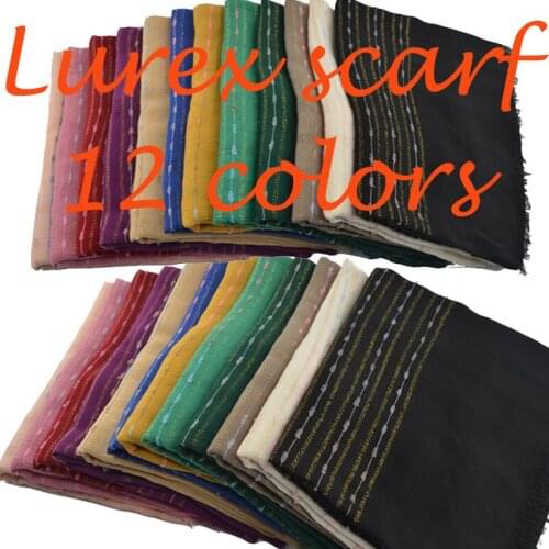 2019 shimmer viscose hijab,plain shiny scarf with lurex,plain glitter shawls,Muslim hijab,lurex scarf,sjaal arabic,shawls wraps