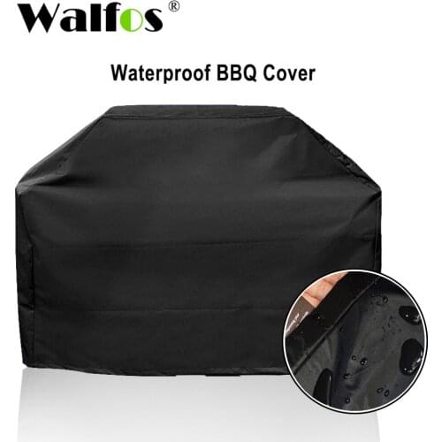 WALFOS Brand Waterproof BBQ Grill Barbeque Cover Outdoor Rain Grill Barbacoa Anti Dust Protector For Gas Charcoal Electric Barbe