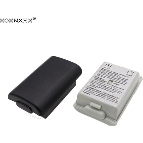 Rechargeable Battery Case Cover For Xbox 360 Game Machine With Sticker Wireless Controller Battery Case for Game Console Props