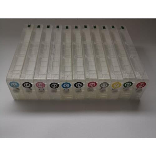 11color 700ml T5961-T5969 T596AT596B refill ink cartridge with resettable chips for Epson 7900 9900 printer refill ink cartridge