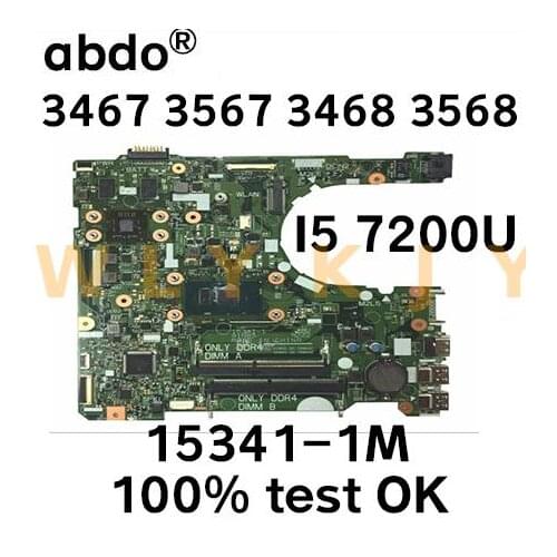 For Dell Vostro 3467 3567 3468 3568 laptop motherboard 15341-1 CPU I5-7200U CN-04833J has been 100% fully tested