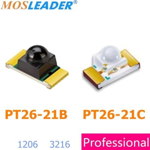 Mosleader 500pcs 1500pcs PT26-21B/TR8 PT26-21C/TR8 3216 1206 SMD 1.6mm PT26-21B PT26-21C High quality