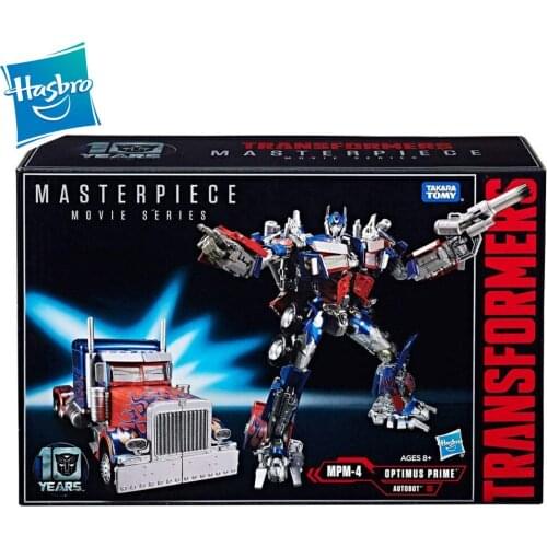 Hasbro Transformers Classic Movie MPM-04 Masterpiece Leader Collection Optimus Prime Alloy Parts Action Figure Model Toy MPM04