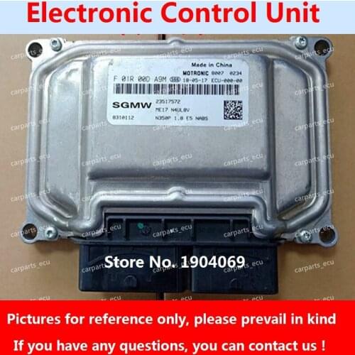 Engine Computer Board F01R00DA9M 23517572 F01RB0DA9M ME17 ECU Electronic Control Unit F01R00DJ9C F01RB0DJ9C For Wuling Rongguang