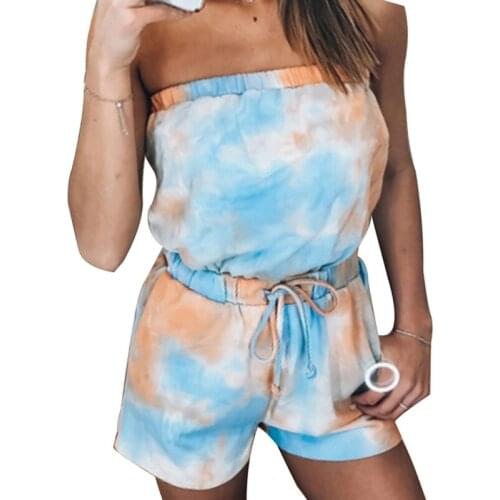 Summer Women 2PCS/Set Sports Suit Tie Dye Shirt Tops Pants Outfit Yoga Set Workout Clothes Tracksuits Outfits Gym Active Wear /2