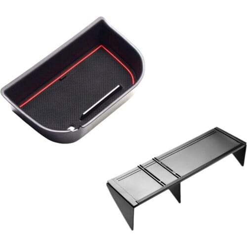 Central Control Organizer Tray for Nissan Navara NP300 2015-2020 Glove Box Divider Partition Insert Armrest Storage Box