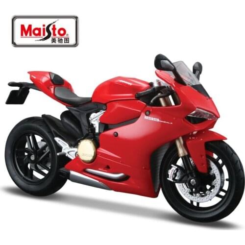 Meritor 1:12 Alloy Model Cars Toys Ducati Motorcycle Simulation Ducati1199 Gifts For Children