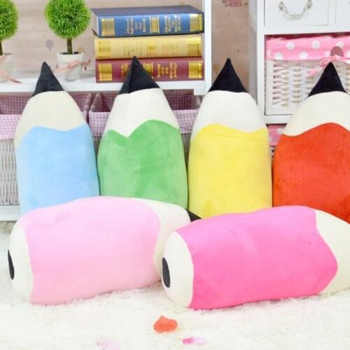 55cm Pencil Plush Toys Sleep Pillow Soft Cushion Birthday Gift for Childrens Day Kids Toys Doll